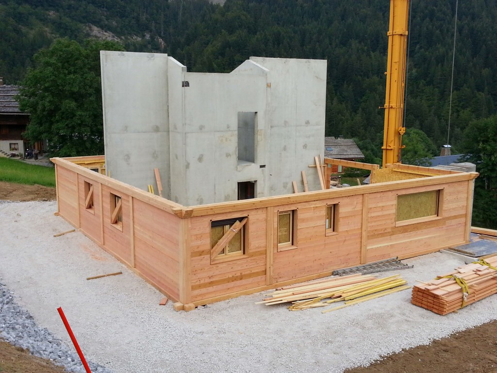 construction d'un chalet